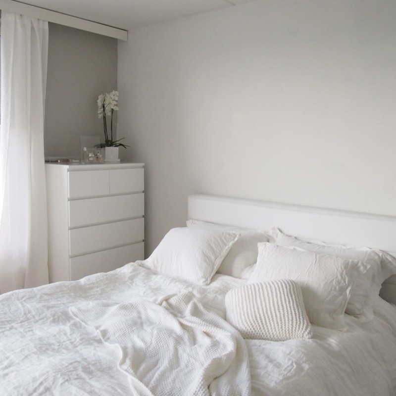 IKEA Malm lipasto makuuhuoneessa - Omakotivalkoinen sisustusblogi