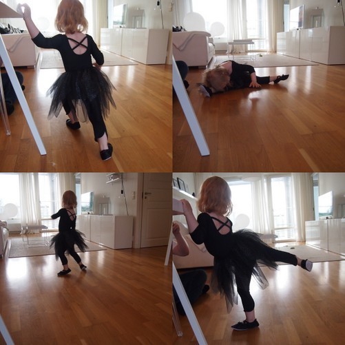 Pienen tytön ballerina-asu HM Kids Omakotivalkoinen
