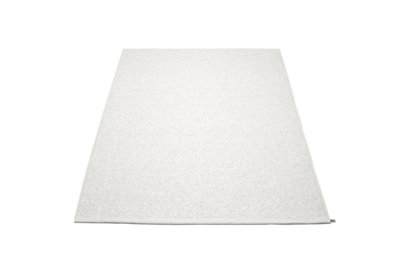 Pappelina Svea Metallic White matto ostoslistalla Omakotivalkoinen