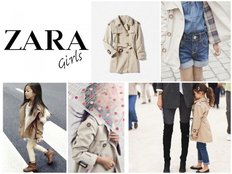 Suloiset lastenvaatteet Zara Girls mallistosta