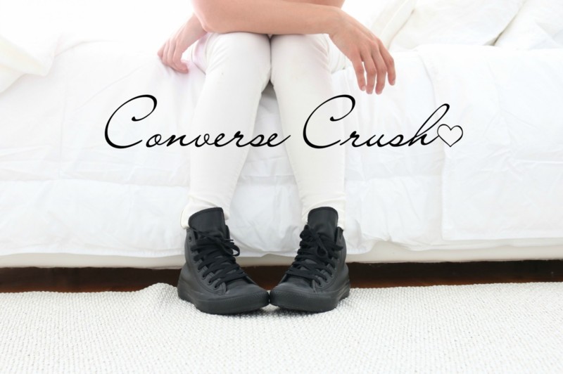 Converse All Star Leather Monochrome Converse tennarit asupostaus Omakotivalkoinen