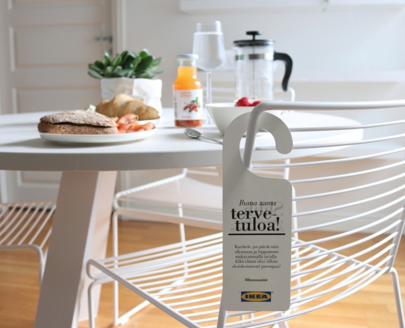 IKEA Ihana aamu ja ylellistä hotellitunnelmaa kotona - Sisustusblogi Omakotivalkoinen