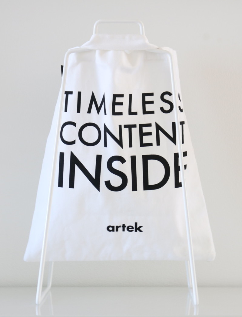 Everyday design lehtiteline ja Artek kangaskassi - Omakotivalkoinen sisustusblogi