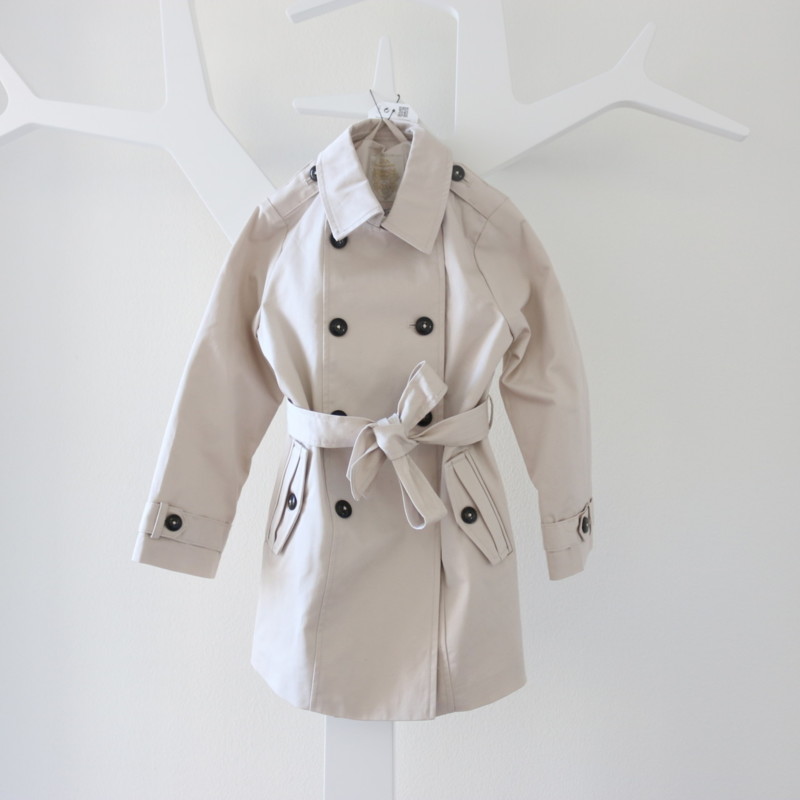 Zara Kids Long Trench coat söpöstelytakki tytölle - Asupostaus
