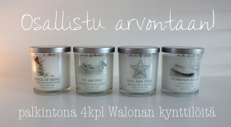 Walona Candles käsintehdyt tuoksukynttilät