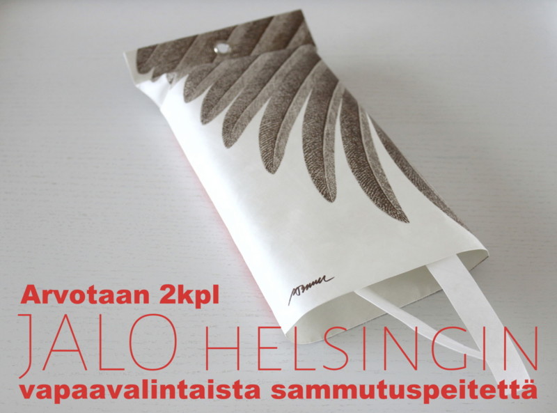 JALO Helsinki sammutuspeite design Erik Bruun - Blogiarvonta Omakotivalkoinen
