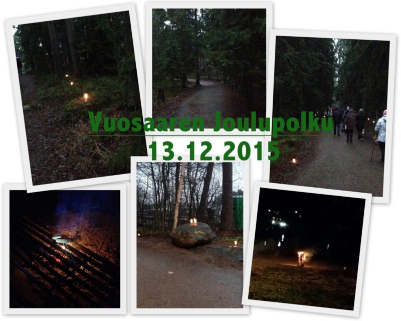 Joulupolku Uutelassa 2015 - Muistoja