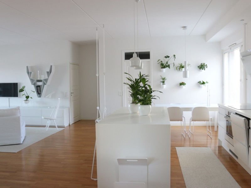 Casa Stockmann valkoiset ruukut viherkasveille ja kukille - Omakotivalkoinen sisustusblogi