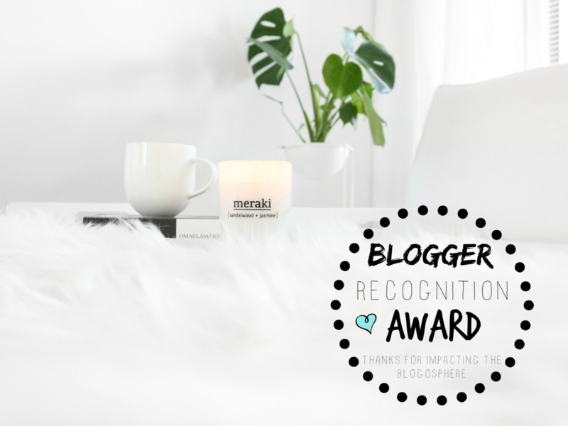 Blogger awards kunniamaininta - Sisustusblogi Omakotivalkoinen