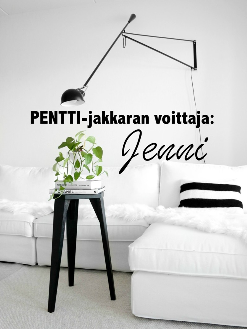 Pentti designjakkara kotimaista käsityötä