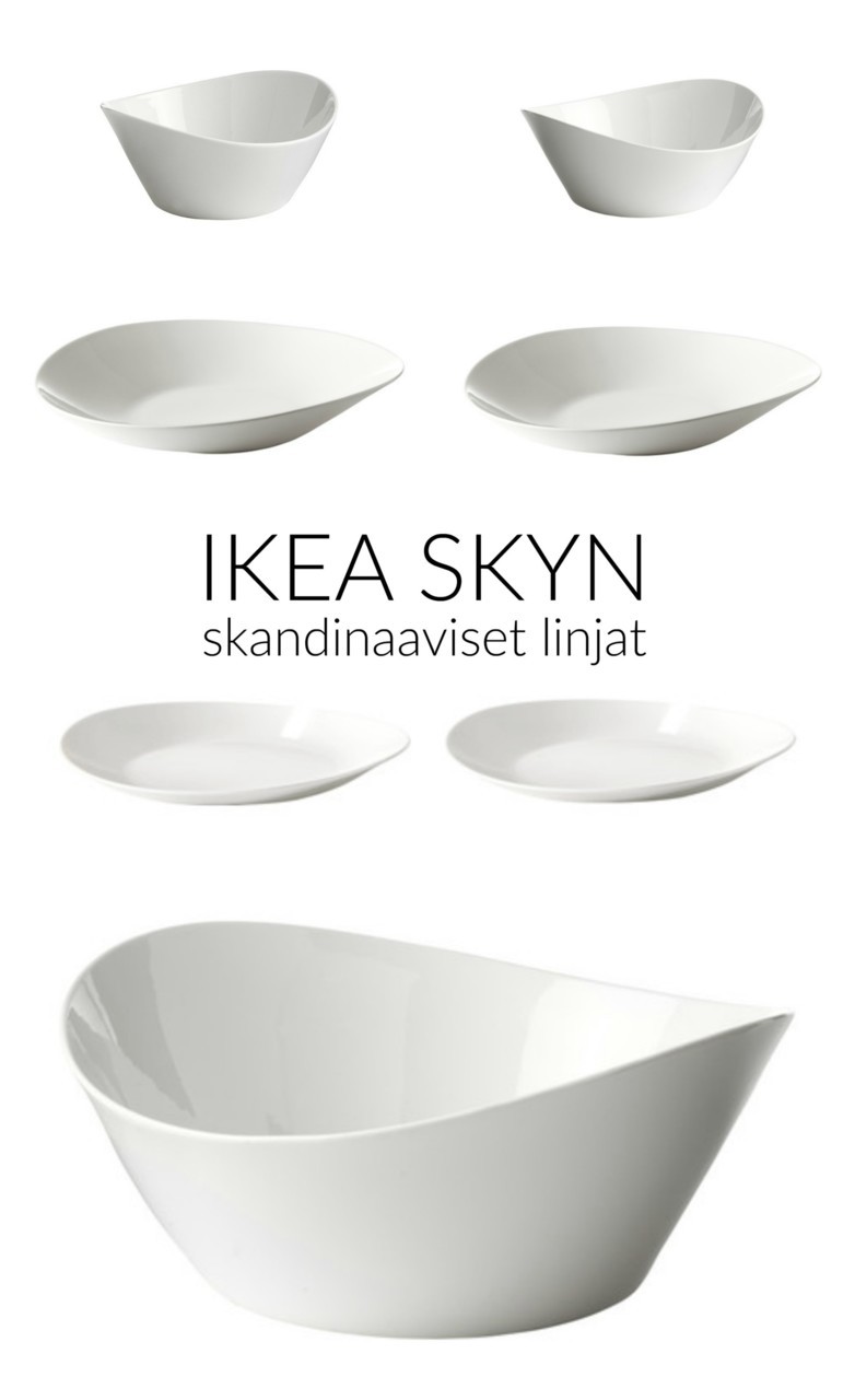 Ikea Skyn astiat Ikea ostoksia kotiin Omakotivalkoinen sisustusblogi