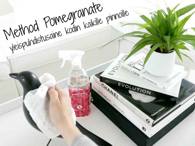 Method Pomegranate yleispuhdistusaine kokemuksia ja siivousvinkit