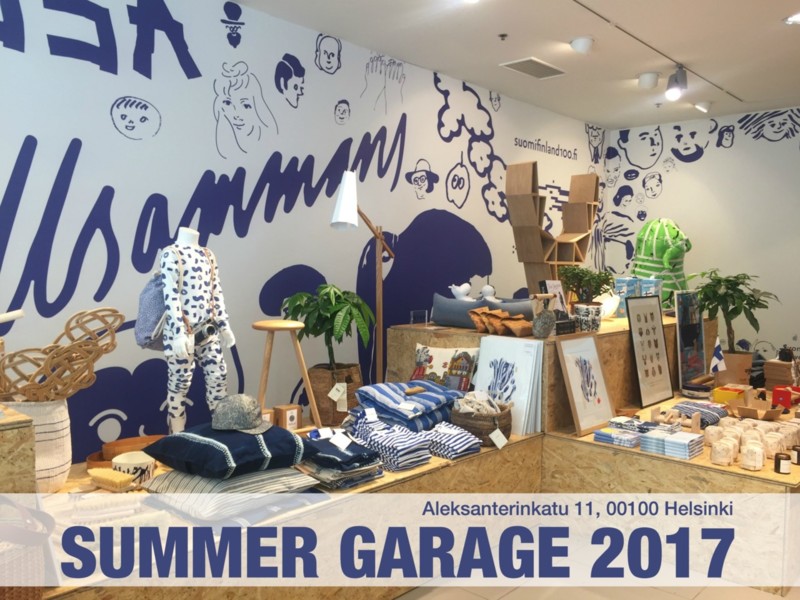 Summer Garage pop-up shop skandinaavinen design menovinkki