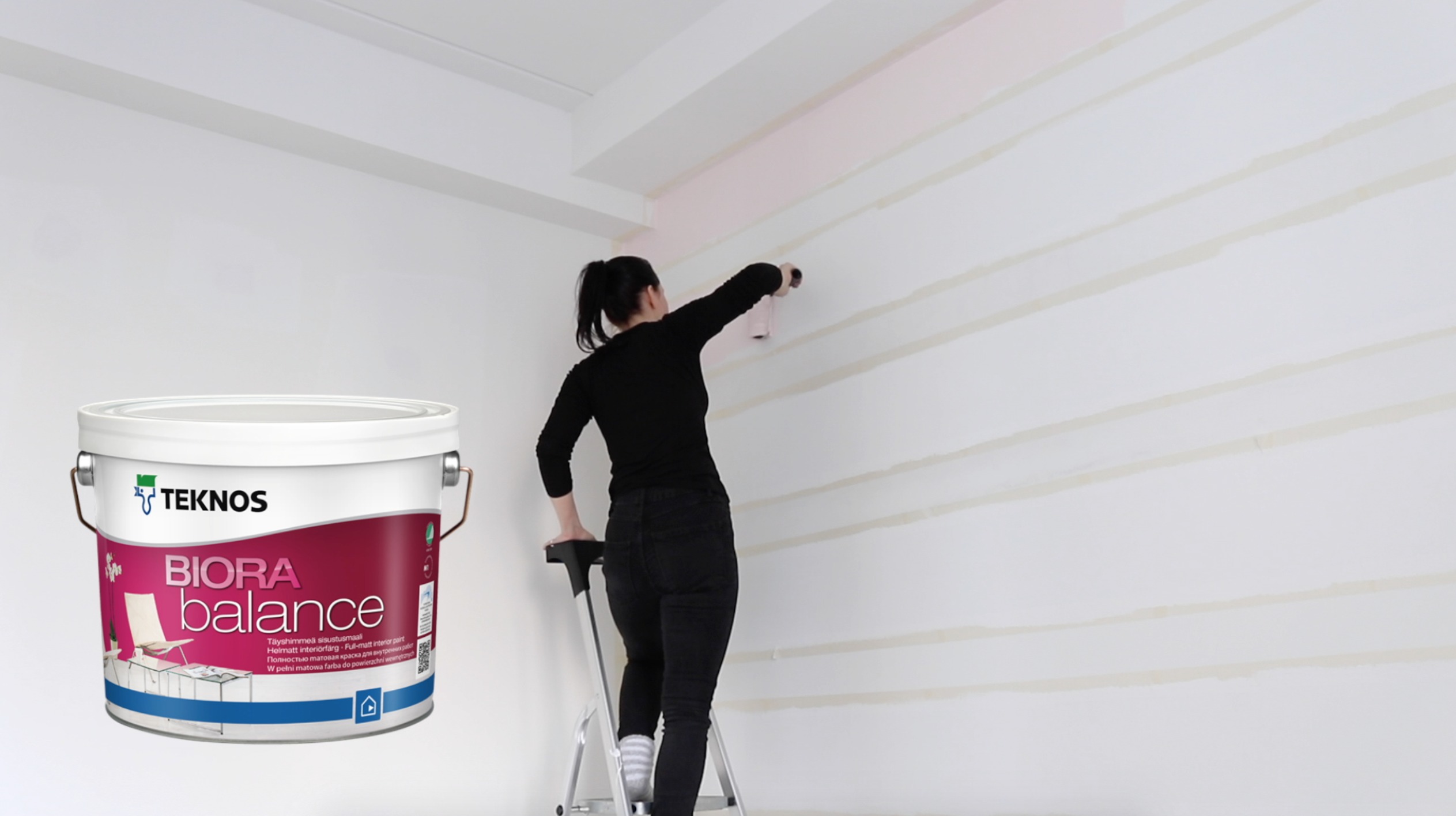 TEKNOS SISUSTUSVÄRIPALETTI LASTENHUONEEN MUUTOS SISUSTUSMAALIT OMAKOTIVALKOINEN