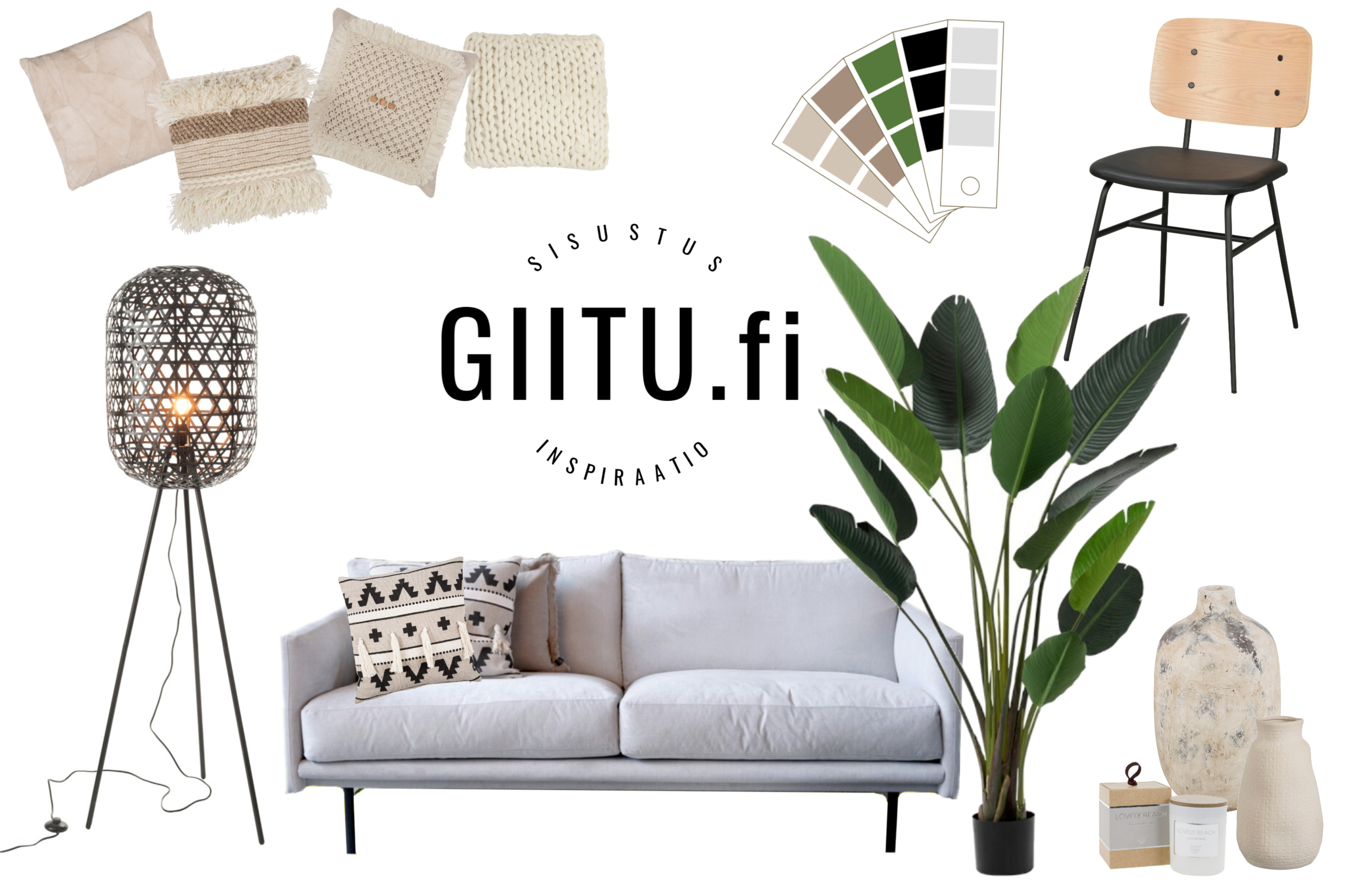GIITU.fi sisustusverkkokauppa sisustusvinkit olohuoneeseen Omakotivalkoinen