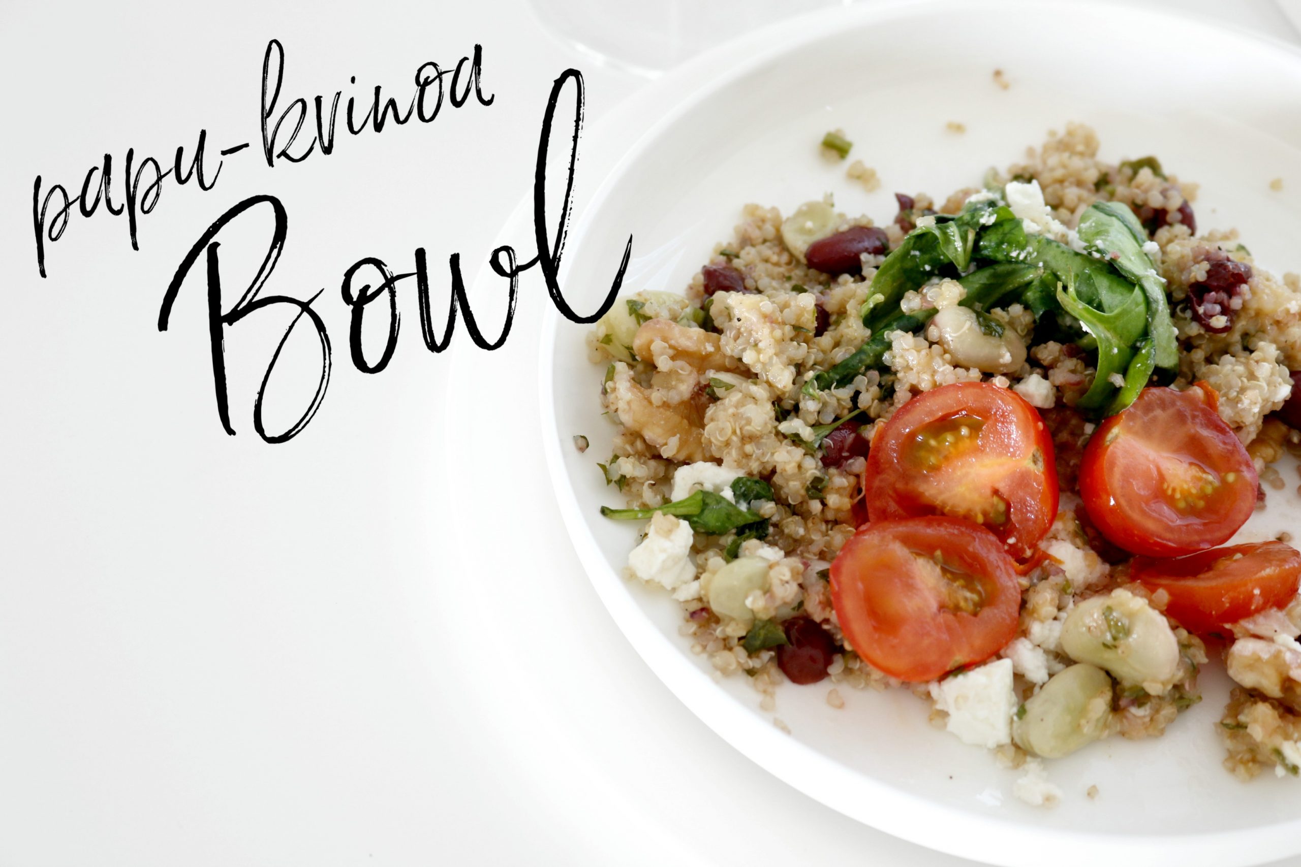 Papu-Kvinoa bowl resepti