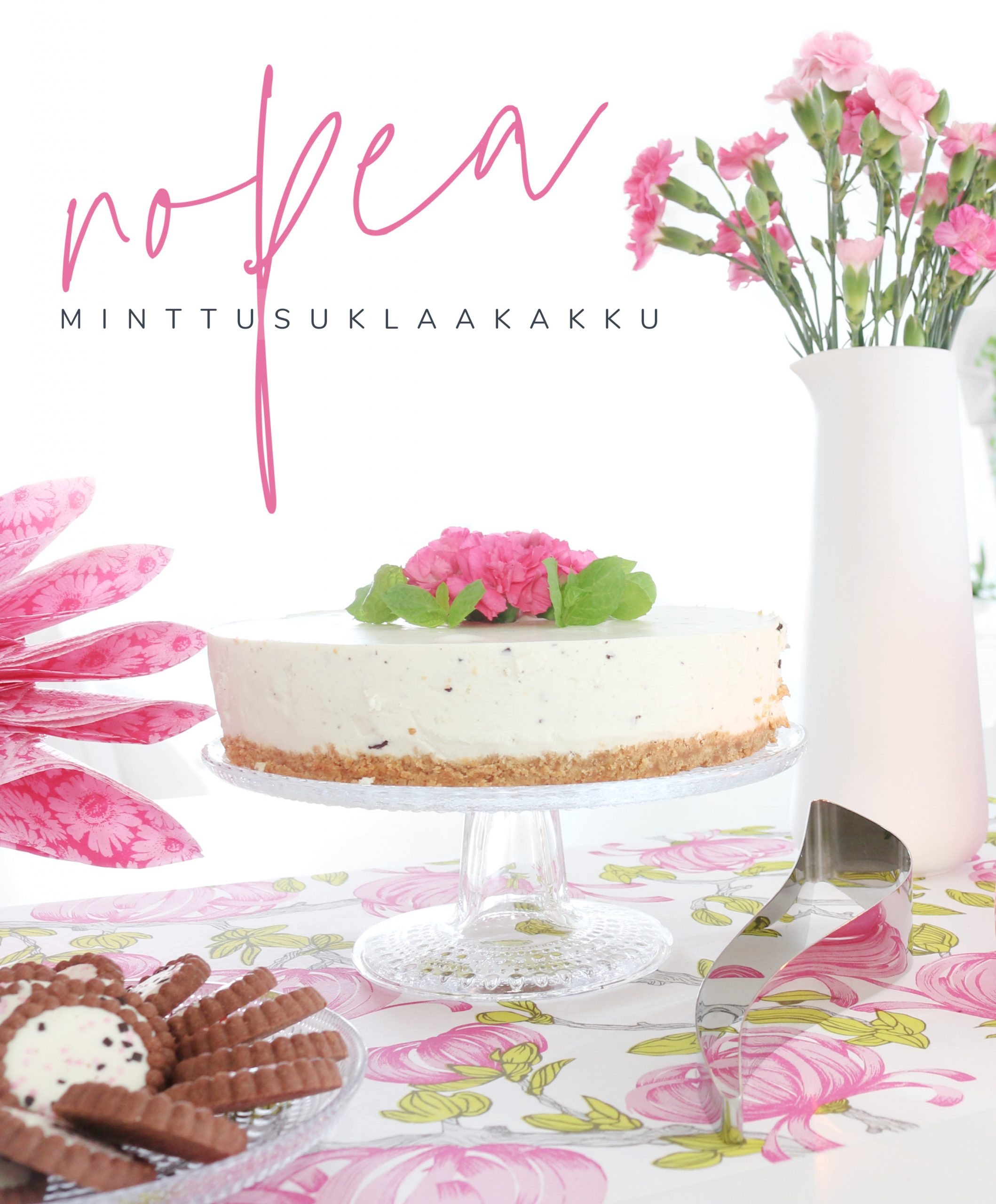 Nopea minttusuklaakakku juhlapöytään - Helppo resepti Omakotivalkoinen