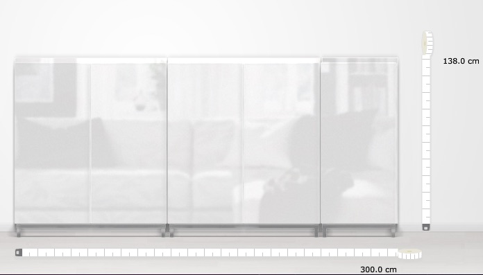 Ikea Bestå tv-kaappi ja television piilottaminen ovien taakse - Sisustusvinkit Omakotivalkoinen