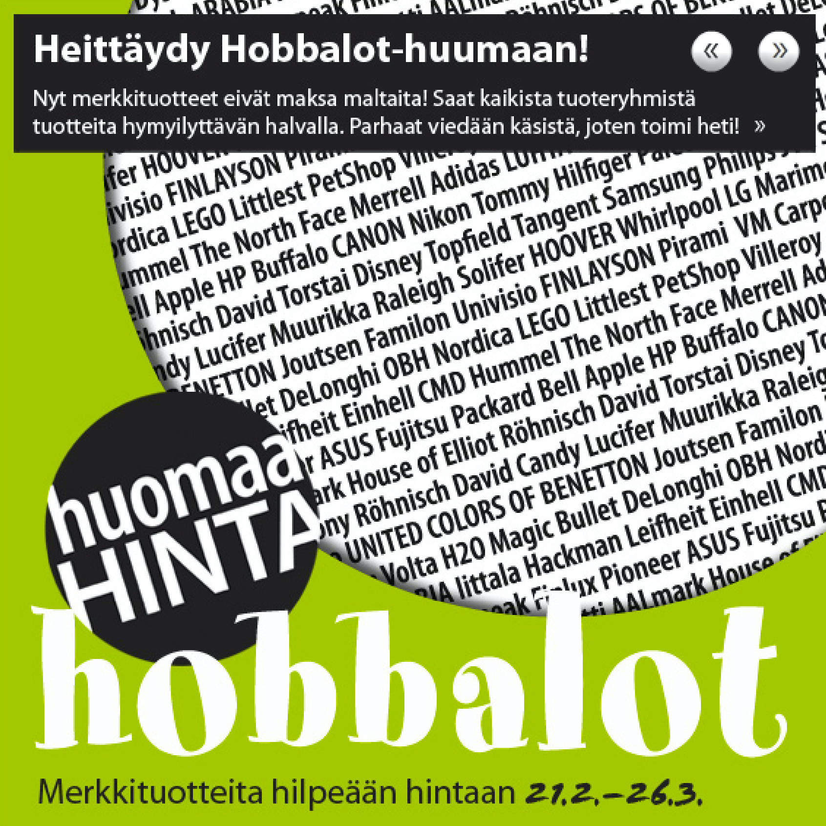 Hobby Hall Hobbalot kevät - Omakotivalkoinen alevinkki