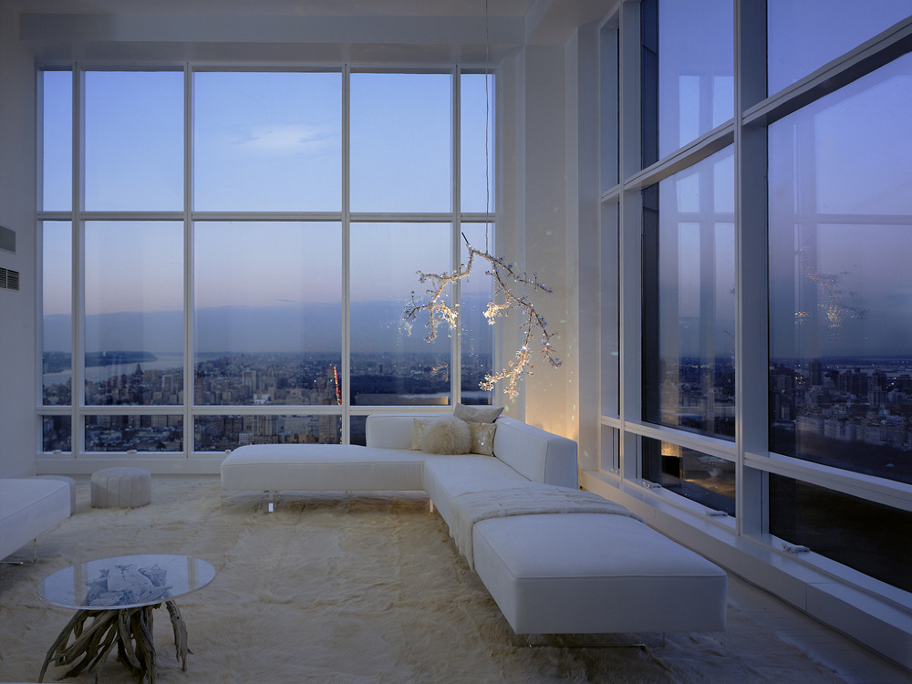 Upea penthouse pilvenpiirtäjässä New Yorkissa - Sisustusideat
