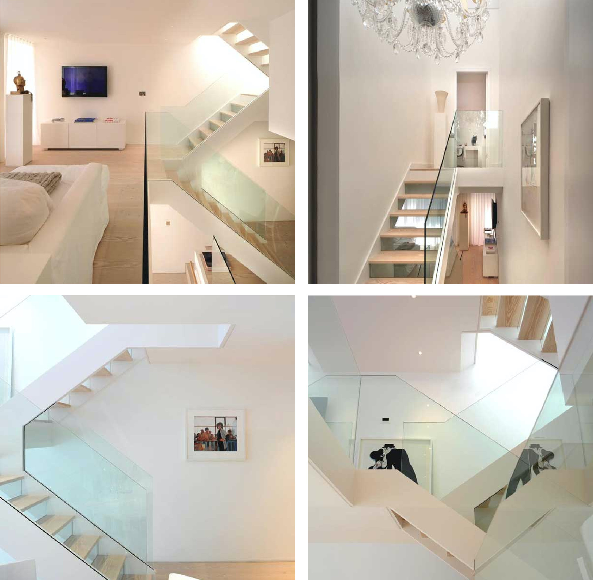 Moderni ja minimalistinen valkoinen koti Lontoossa - Sisustusideat