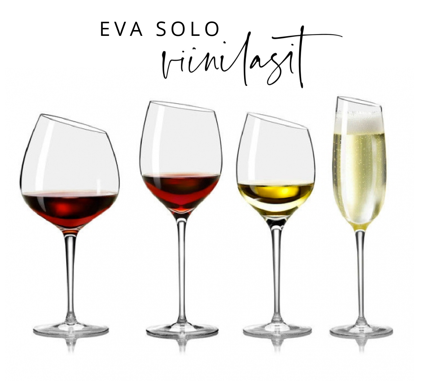 Eva Solo viinilasit - Omakotivalkoinen