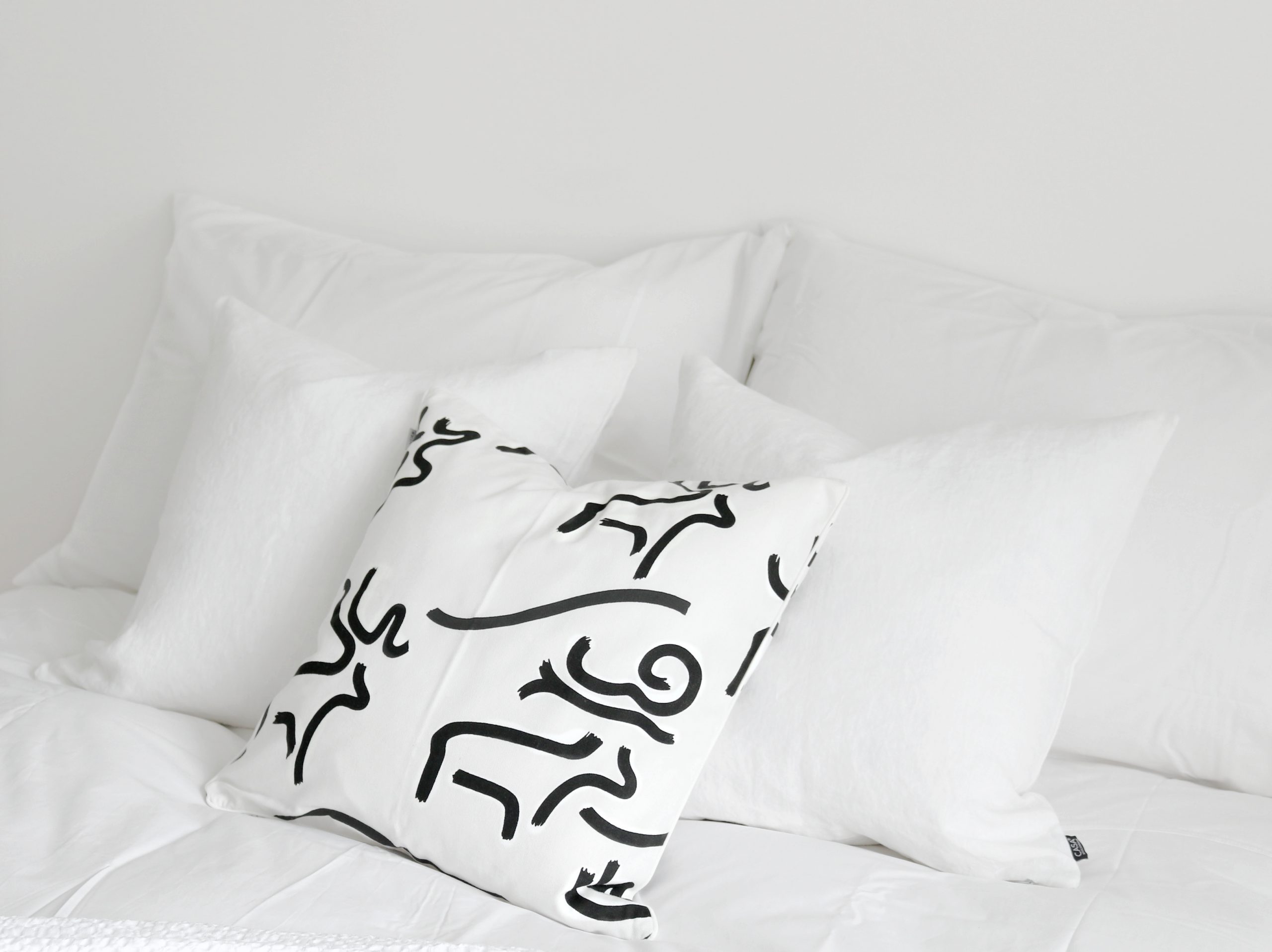 Makuuhuoneen tekstiilit Pentik tyynynpäällinen Omakotivalkoinen